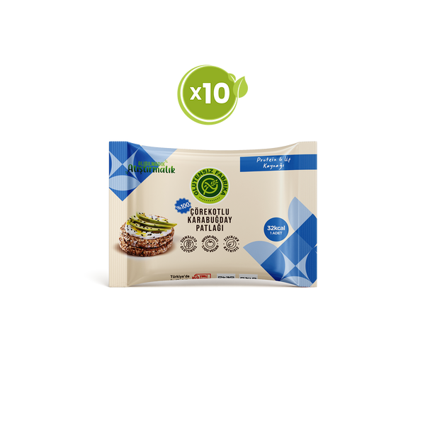 Karabuğday Patlağı Çörekotlu 24 g x 10 Paket