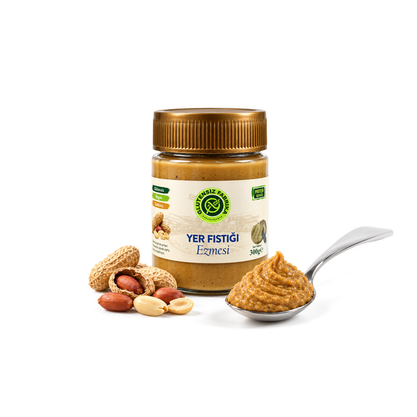 Glutensiz %100 Yer Fıstığı Ezmesi 300 g