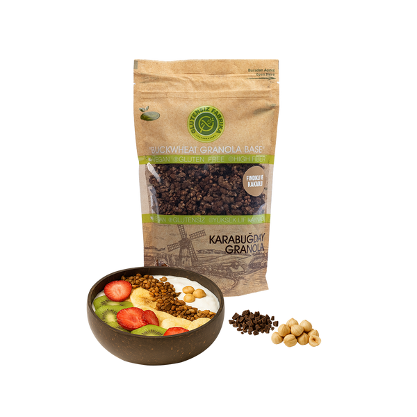 Fındık ve Kakaolu Yulaf & Karabuğday Granola 300 g