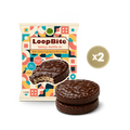 LoopBite Bitter Çikolata Kaplamalı Basmati Pirinç Patlağı x 2 Paket
