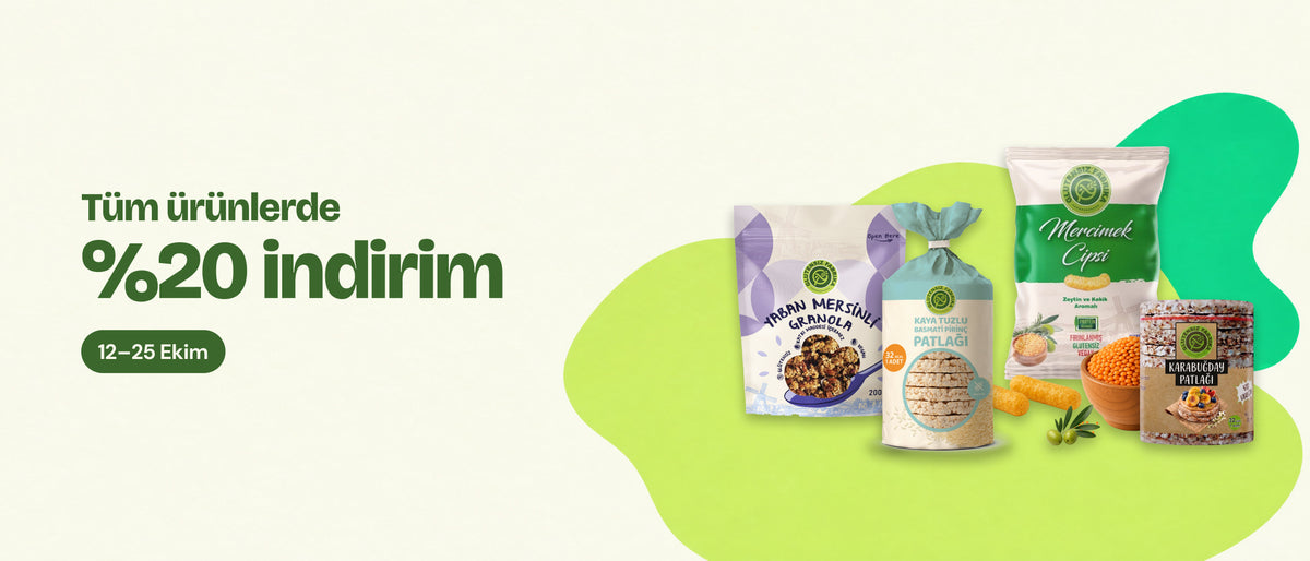 Tüm ürünlerde %20 indirim, 12–25 Ekim
