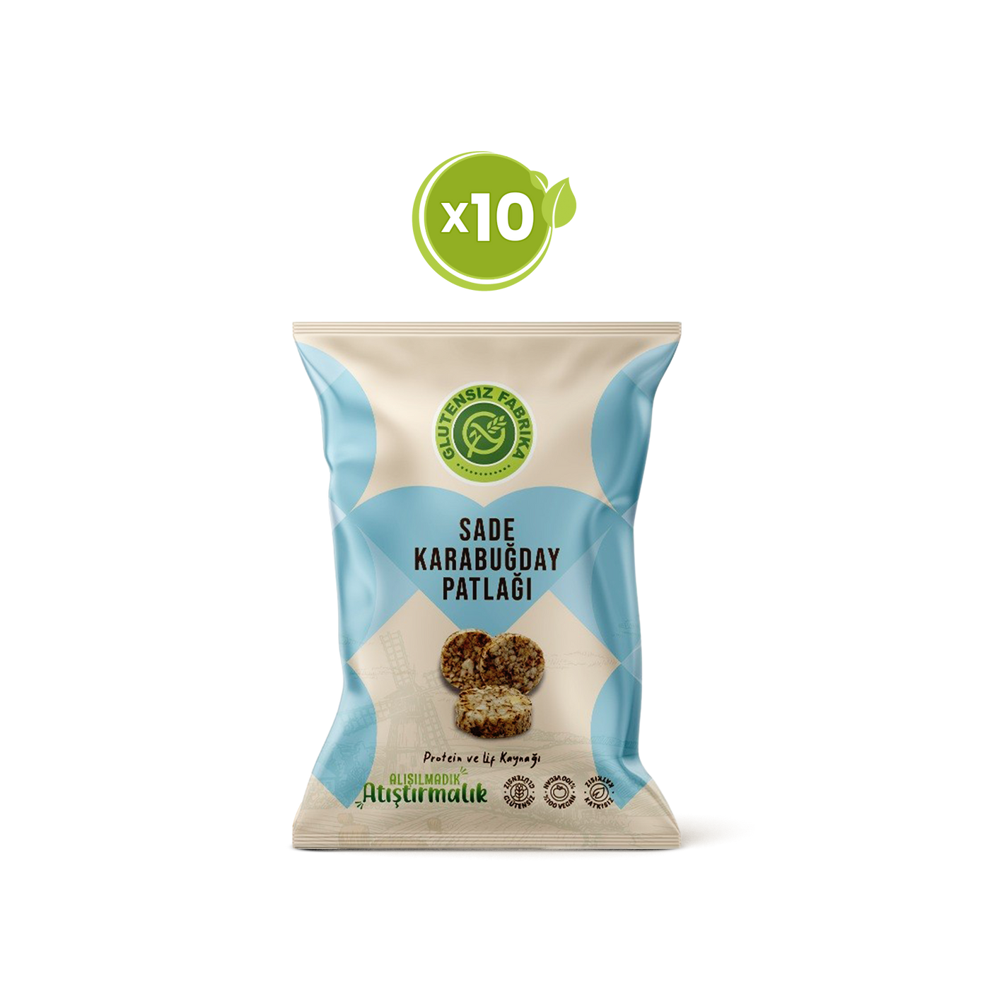 Mini Karabuğday Patlağı 24 g x 10 Adet