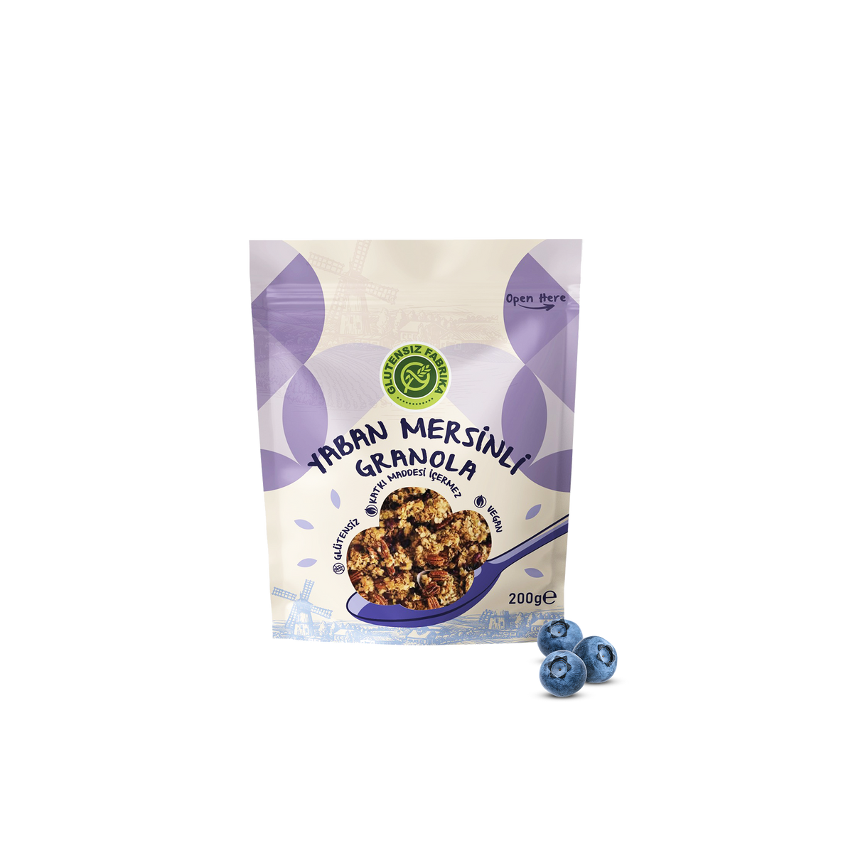 Yabanmersinli Yulaf & Karabuğday Granola 200 g