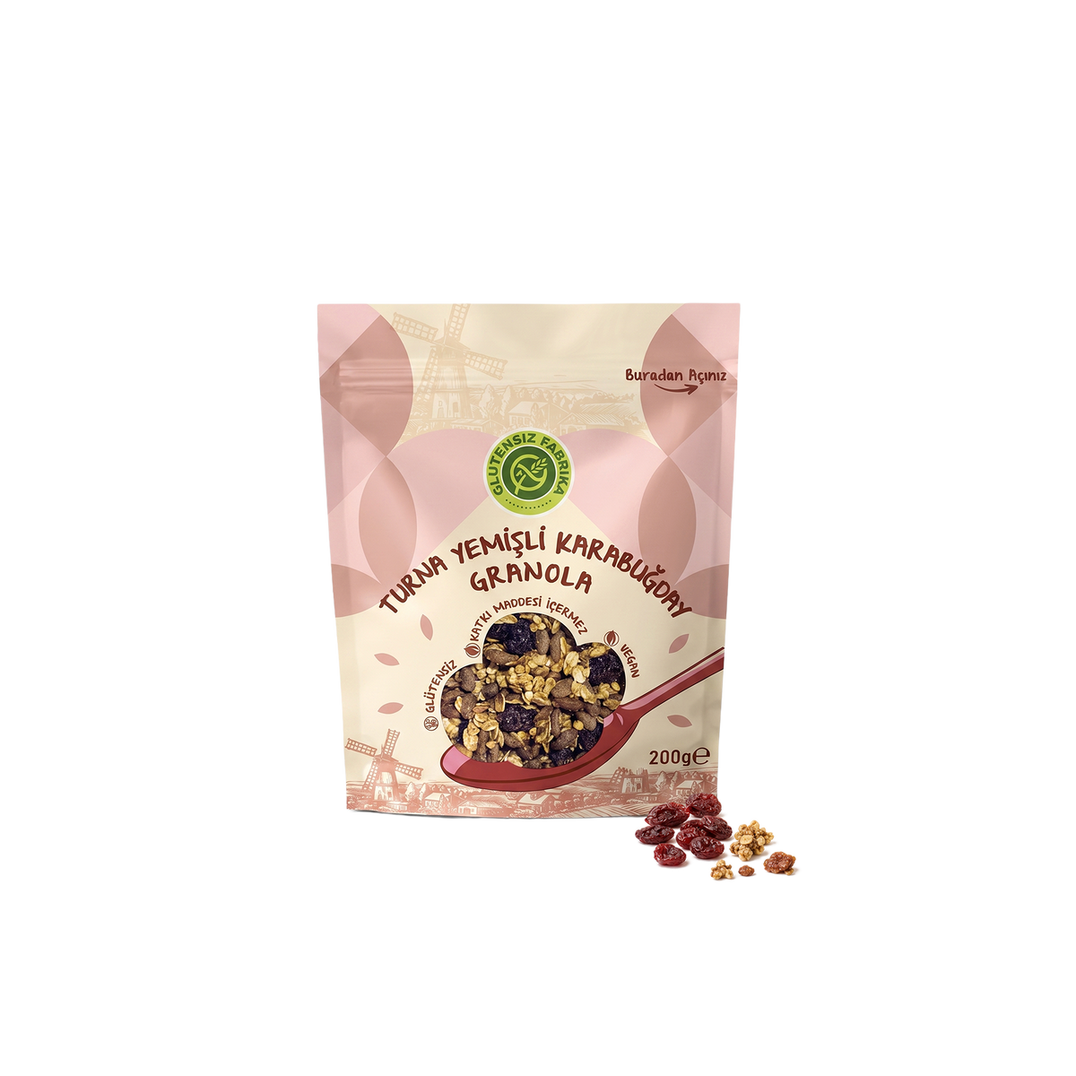 Turna Yemişli Karabuğday Granola 200 gr