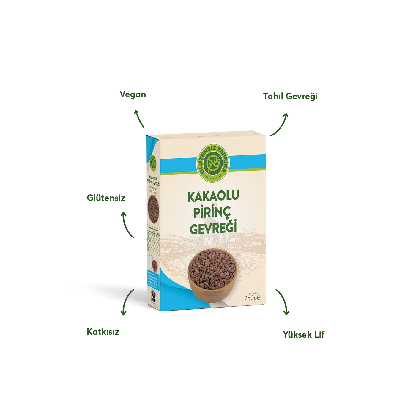 Kakaolu Pirinç Gevreği 250 g