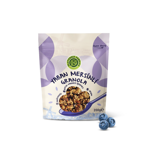 Yabanmersinli Yulaf & Karabuğday Granola 200 g