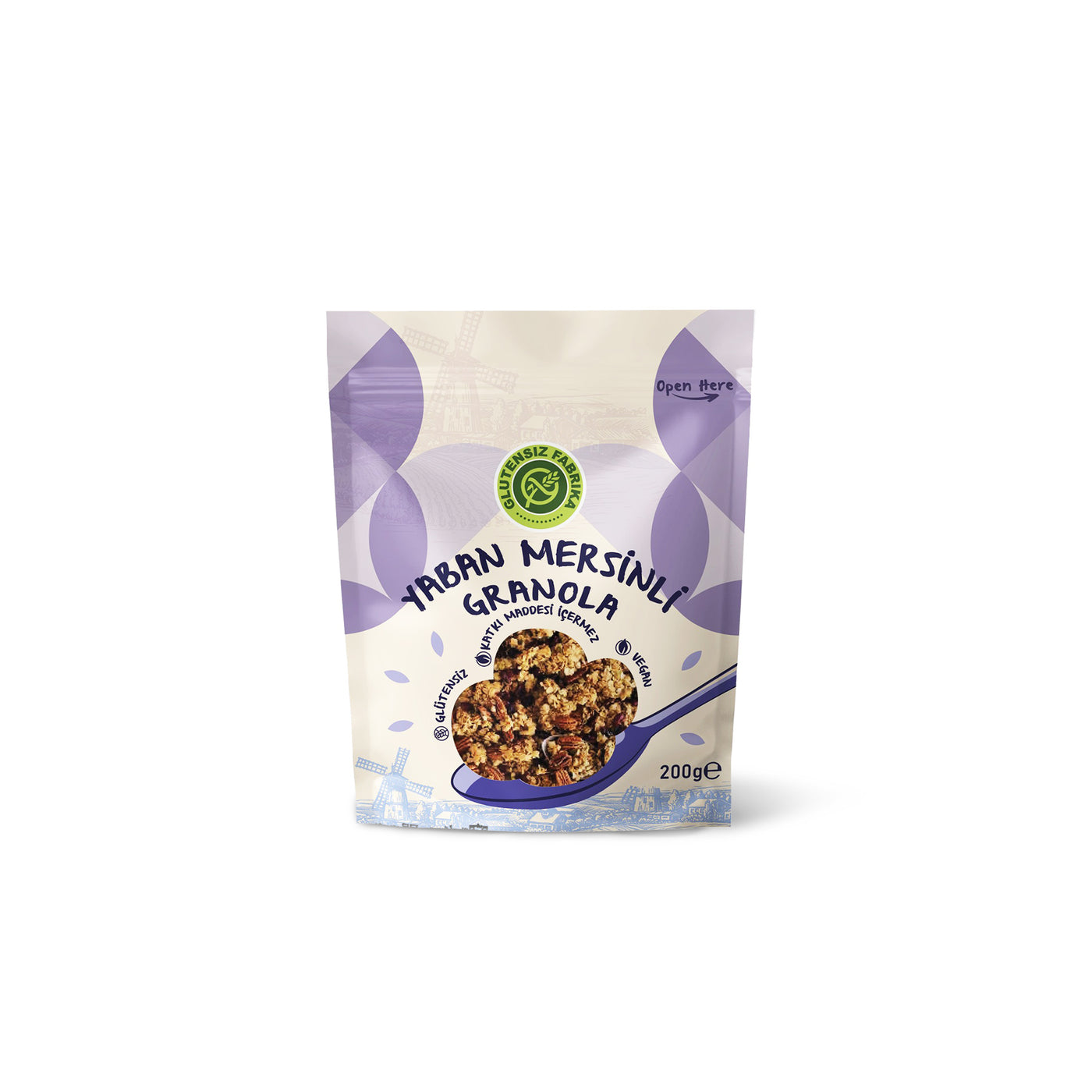 Yabanmersinli Yulaf & Karabuğday Granola 200 g