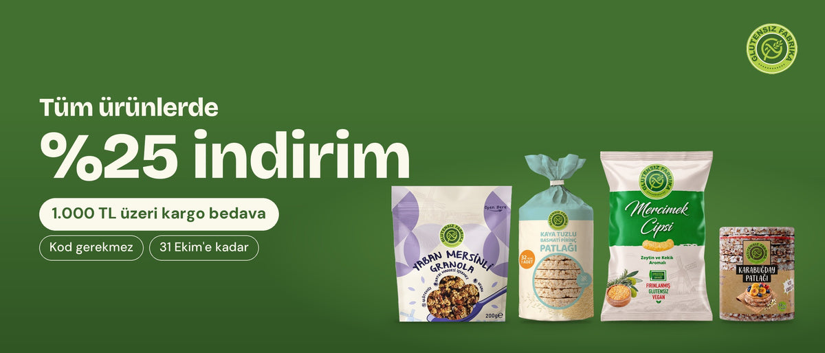 Tüm ürünlerde %25 indirim, 1.000 TL üzeri kargo bedava