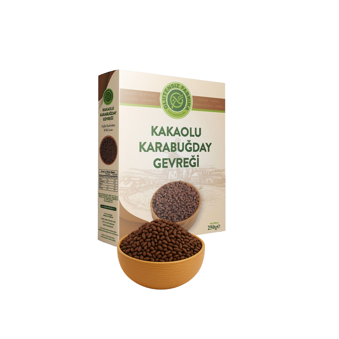 Glütensiz Kakaolu Karabuğday Gevreği 250 g