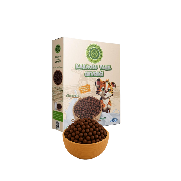Glütensiz Kakaolu Tahıl Gevreği 250 g
