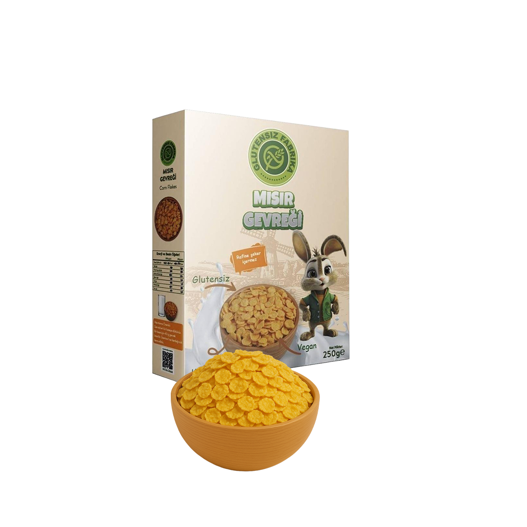 Glütensiz Yerli Mısır Gevreği 250 g