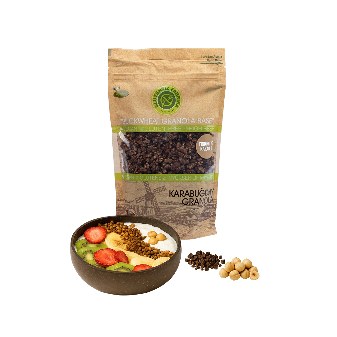 Fındık ve Kakaolu Yulaf & Karabuğday Granola 300 g