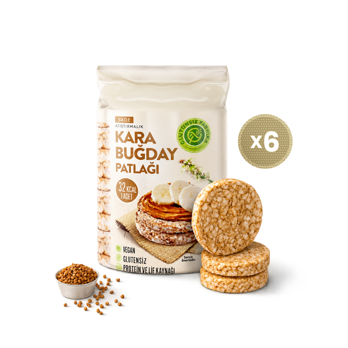 Karabuğday Patlağı Sade 100 g