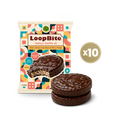 LoopBite Bitter Çikolata Kaplamalı Basmati Pirinç Patlağı x 10 Paket